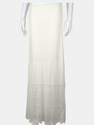 White flowy skirt extender new arrivals