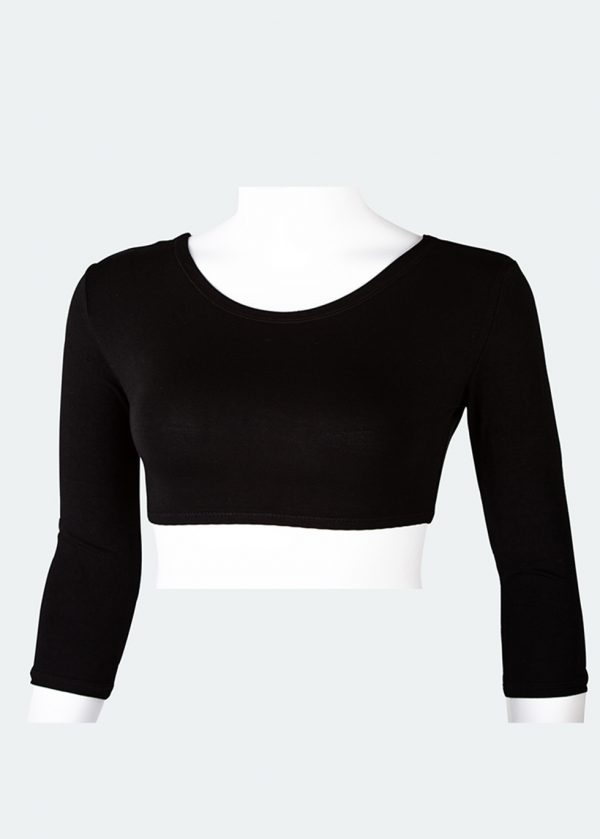 3/4 SLEEVE HALF SHIRT CLEAVAGE COVER