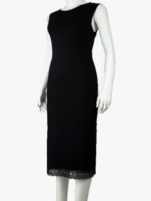 Lace Hemmed Midi Under-dress