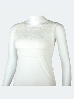 Tank Top with Wide Strip of Lace