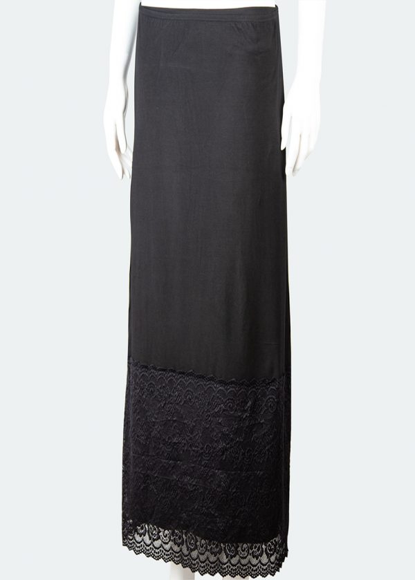 Long Skirt Extender With a Lace