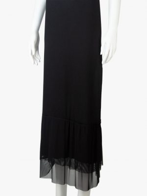 Black ruffle skirt clearance extender