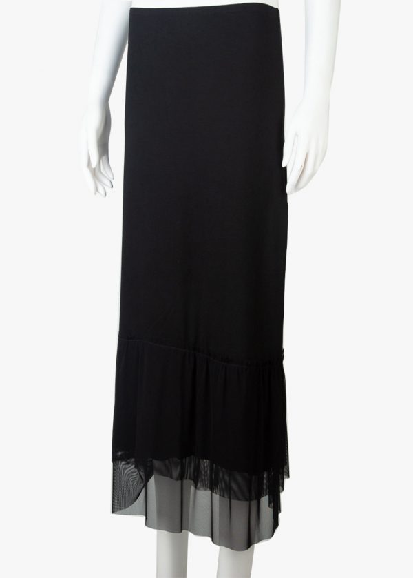 Midi Length Skirt Extender with  Chiffon
