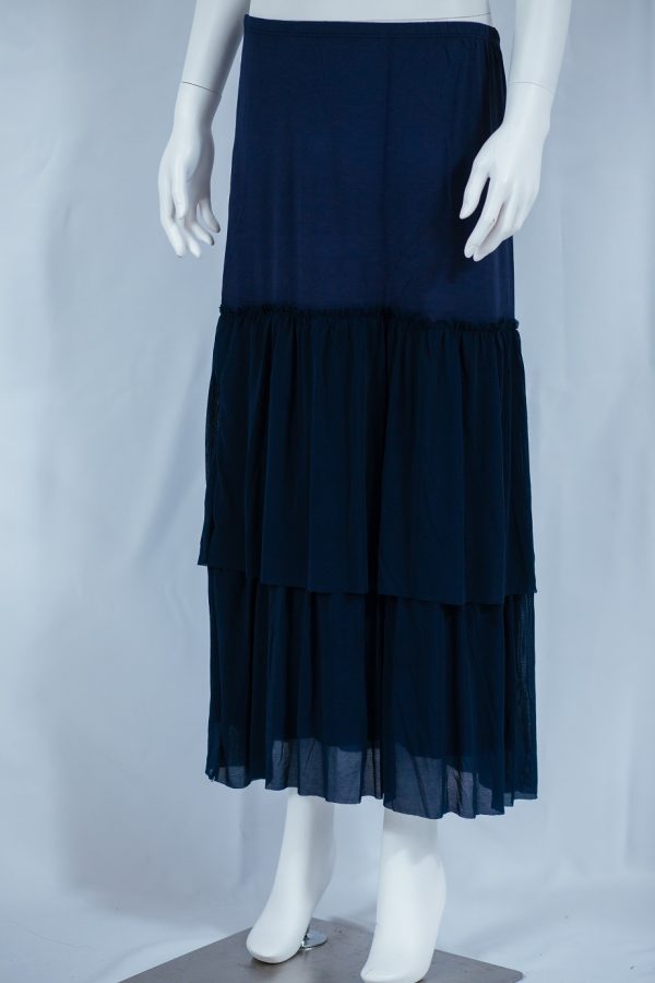 MAXI LENGTH SKIRT EXTENDER WITH CHIFFON BOTTOM - Image 2