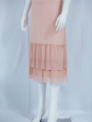 Midi Length Skirt Extender with Chiffon Bottom